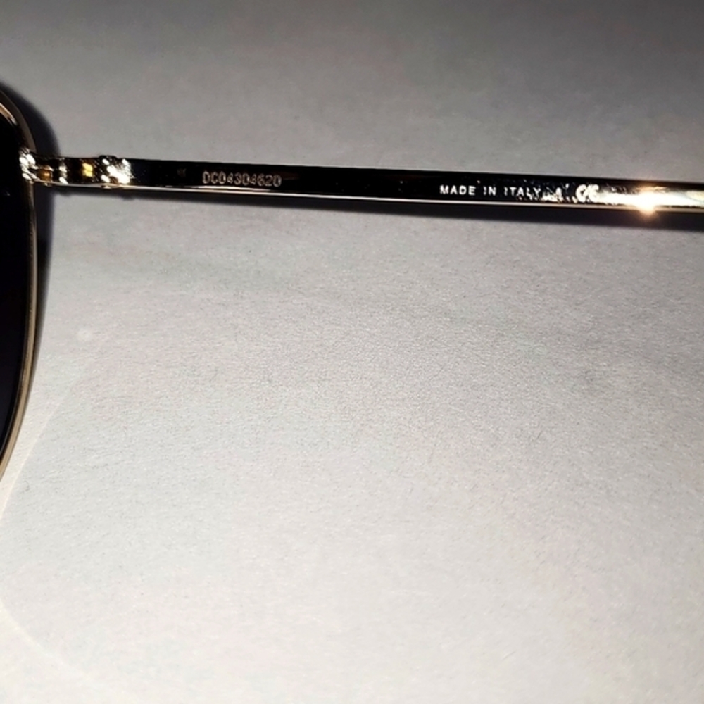 CHANEL Gold and Black Sunglasses - Picture 14 of 14
